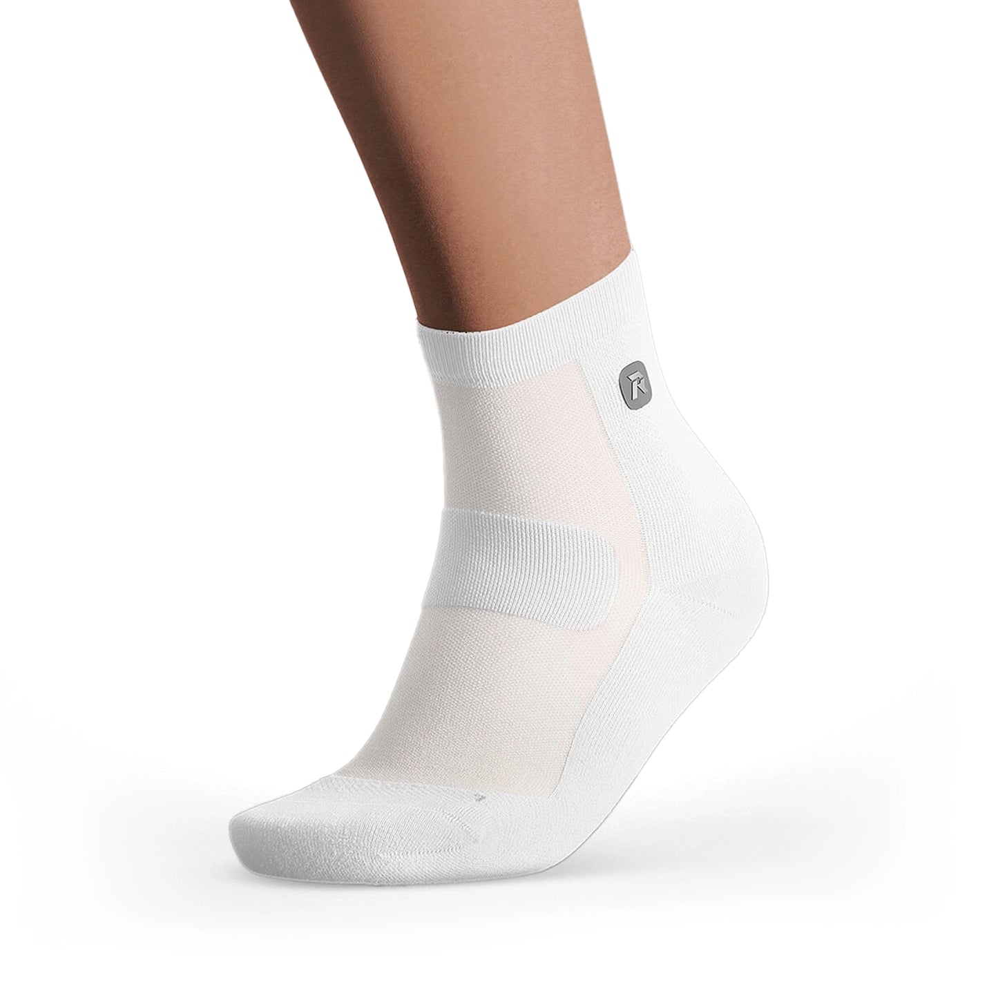 Performance Running Low Cut Socks White