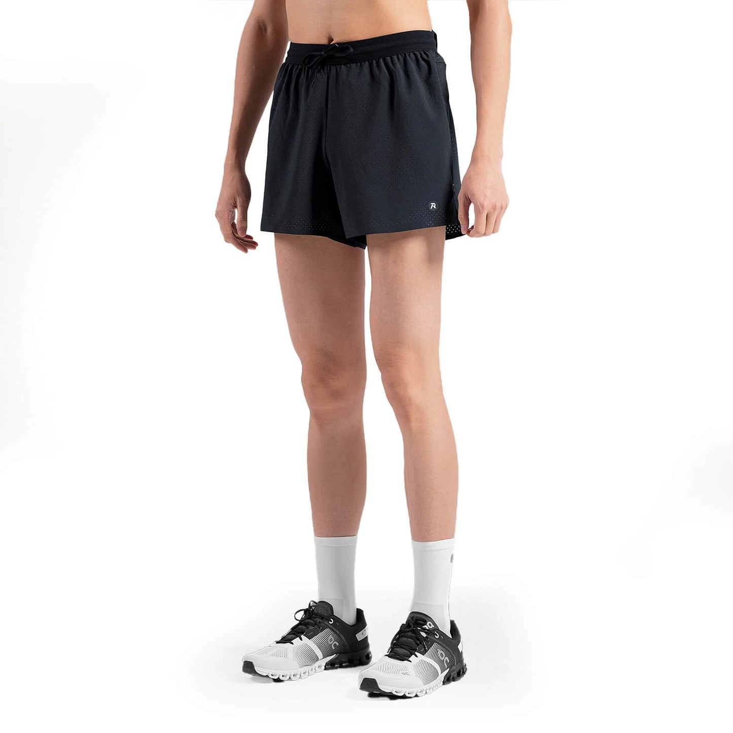 Waistband Linerless Shorts Men Black