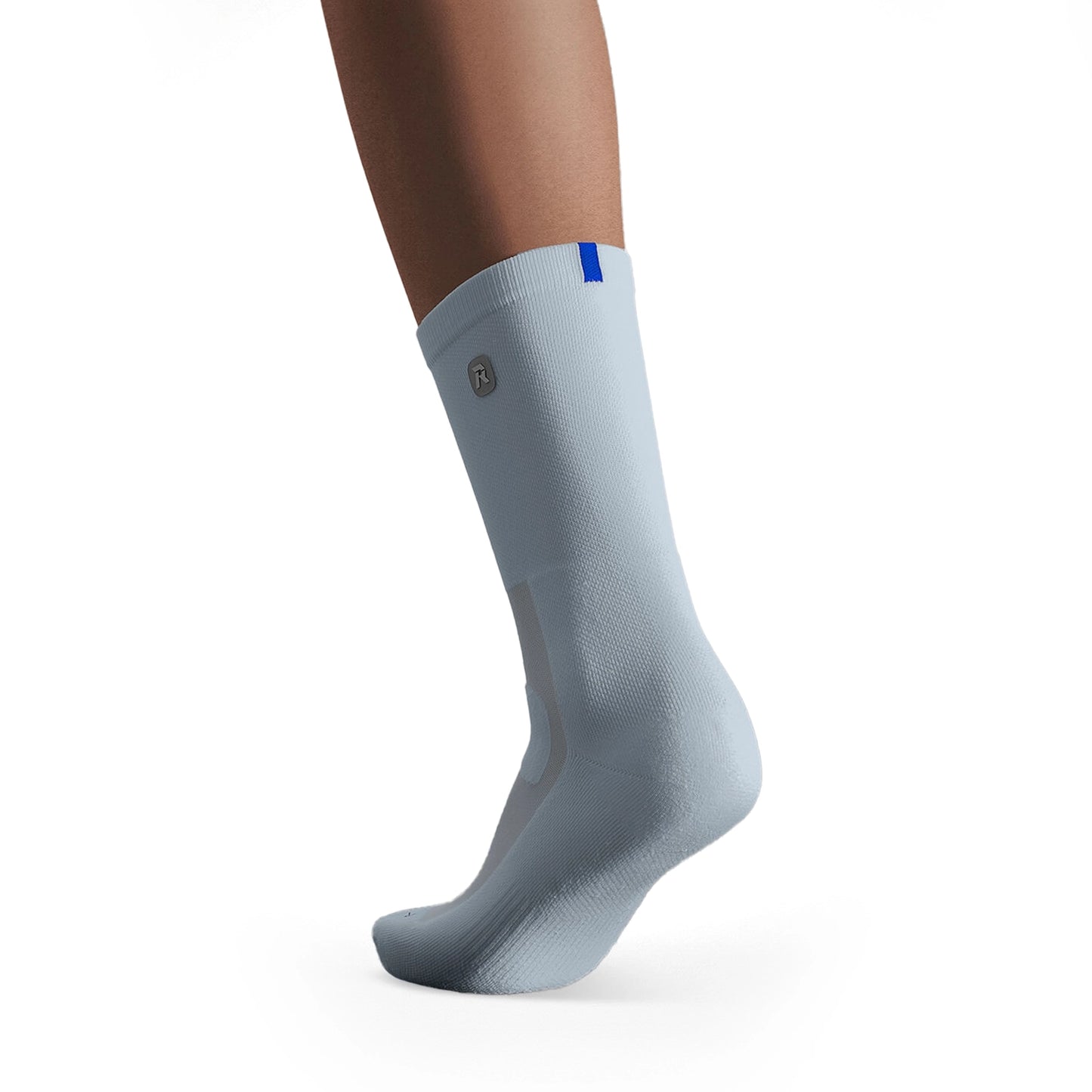Performance Running Mid Cut Socks Sky Blue