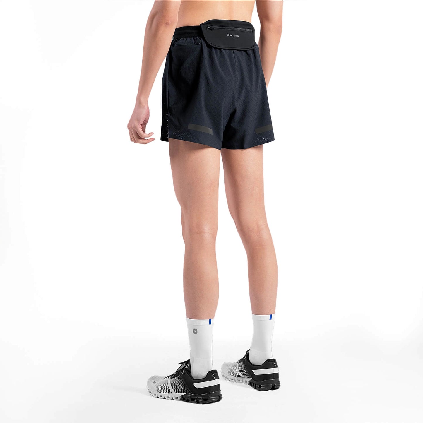 Waistband Linerless Shorts Men Black