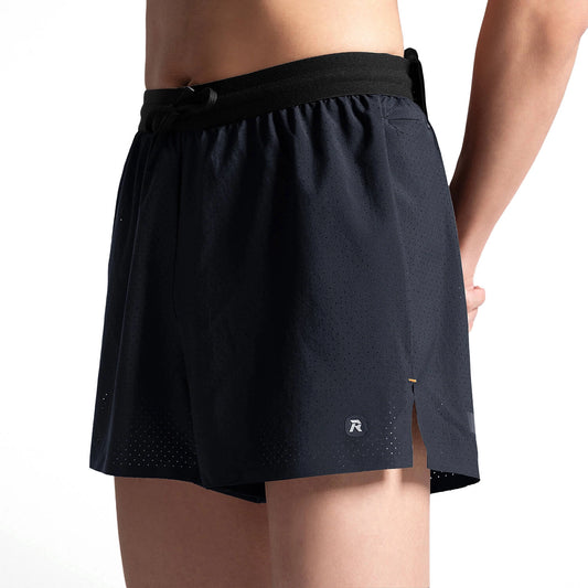 Waistband Linerless Shorts Men Black